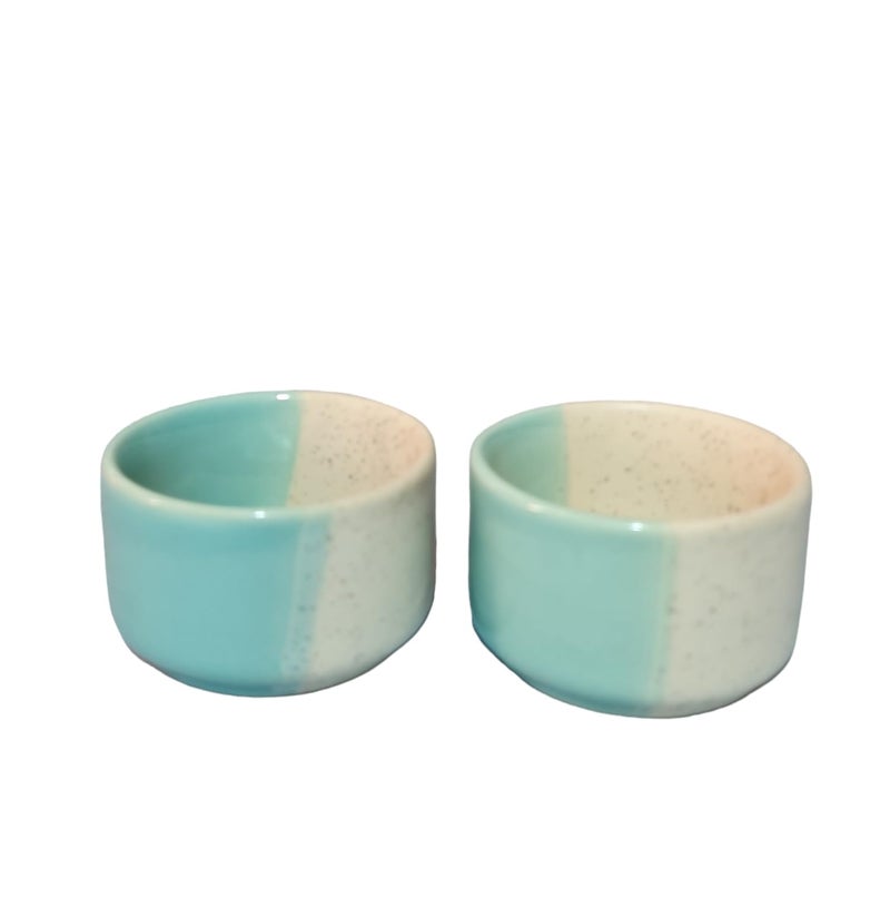 Mirakii Ceramic Sea Blue 50 ml Small Sauce Bowl Set, 6 Mini Dip Bowls for Serving Chutney, Salsa, Pickle, Sauce 062 - Image 3