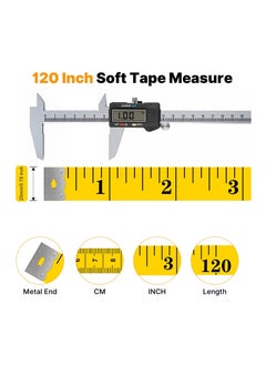 GOLDEN MILLION Tape Measure Body Weight Loss Tailor Sewing Scales 2pcs  - Image 2