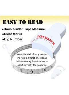 GOLDEN MILLION Tape Measure Body Weight Loss Tailor Sewing Scales 2pcs  - Image 3