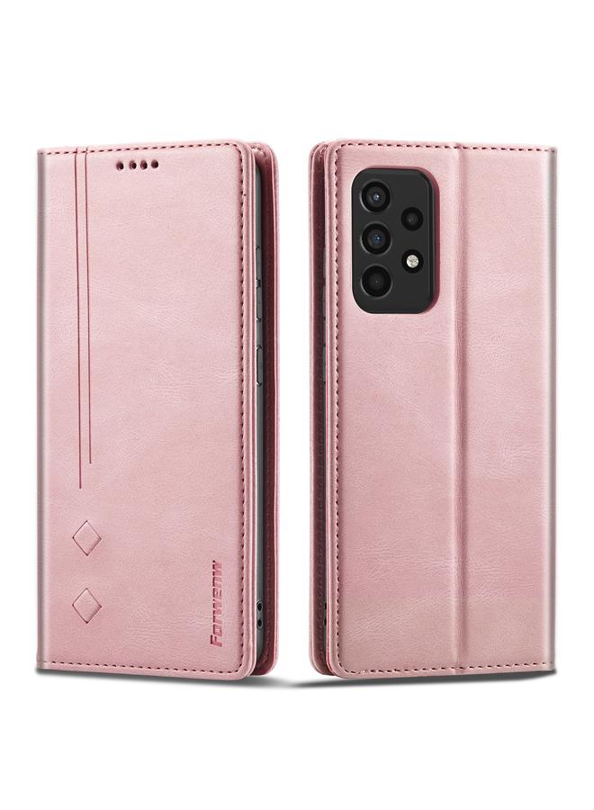 The Bros Case For Samsung Galaxy A52 5G F2 Series Magnetic Horizontal Flip Leather Case with Holder & Card Slots & Wallet