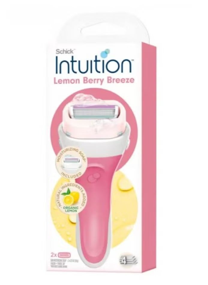 Schick Intuition Lemon Berry Breeze Razors for Women
