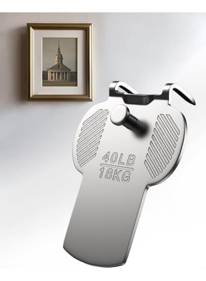 SYOSI Drywall Picture Hanging Hooks Claw – 10 Pcs 40lb Large Wall Hangers, Heavy Duty Art, Mirror, Poster, Photo, and Painting Hanger Hardware Kit for Drywall – No Damage, Reusable, Easy to Install - Image 1