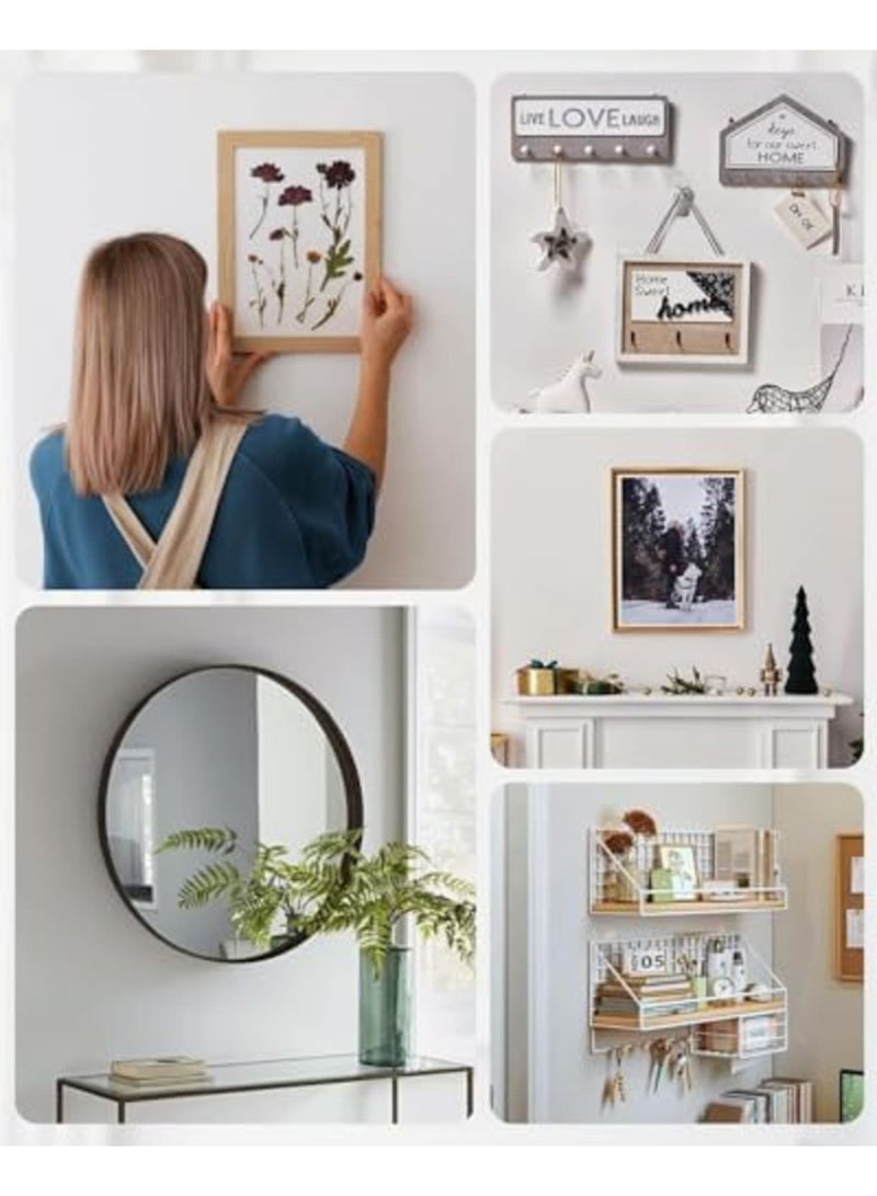 SYOSI Drywall Picture Hanging Hooks Claw – 10 Pcs 40lb Large Wall Hangers, Heavy Duty Art, Mirror, Poster, Photo, and Painting Hanger Hardware Kit for Drywall – No Damage, Reusable, Easy to Install - Image 3