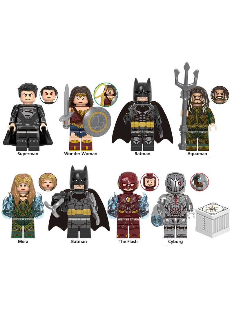 Nariele Justice League Superman Wonder Woman Bat Flash Human Block Assembly Toys - Image 1