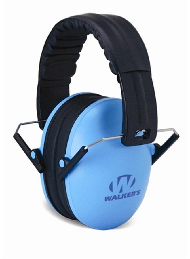 Walker's سماعات أذن واقية من الضوضاء قابلة للتعديل للأطفال من ووكر، خفيفة الوزن، مزودة بوسادة، قابلة للطي، زرقاء، صغيرة - Image 4