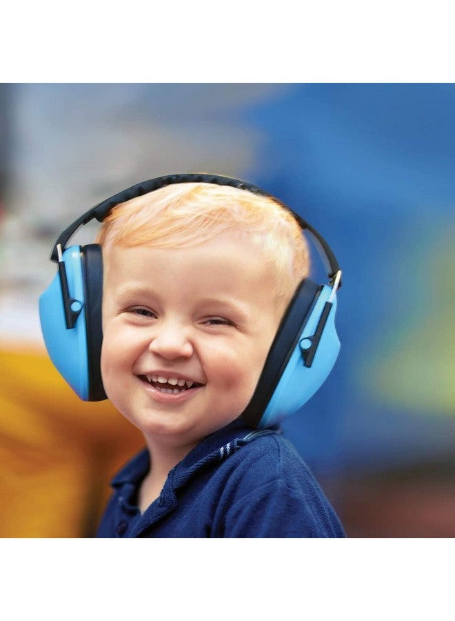 Walker's سماعات أذن واقية من الضوضاء قابلة للتعديل للأطفال من ووكر، خفيفة الوزن، مزودة بوسادة، قابلة للطي، زرقاء، صغيرة - Image 2