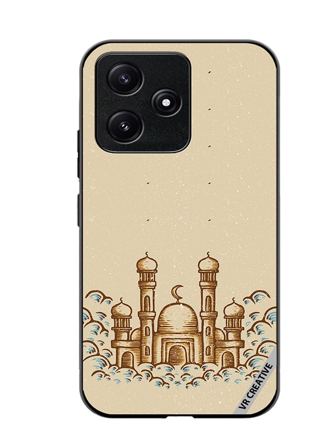 VR CREATIVE Protective Case Cover For Xiaomi Poco M6 Pro 5G Mosque Design Multicolour - Image 1