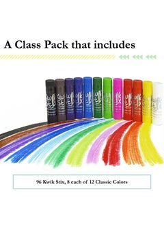 The Pencil Grip Kwik Stix Solid Tempera Paint Super Quick Drying 96 Pack (Tpg 696)  - Image 2