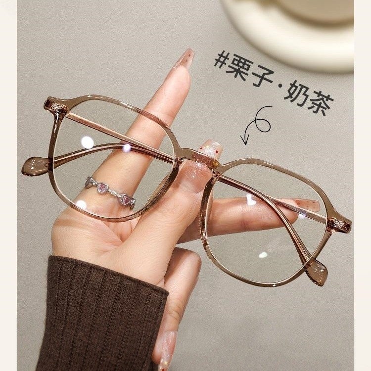 Anti-Blue Light Presbyopia Photochromic Mirror Cross-Border Far and Near Dual-Use Multi-Focus Presbyopia Large Frame Fashionable Presbyopia Glasses - Image 5