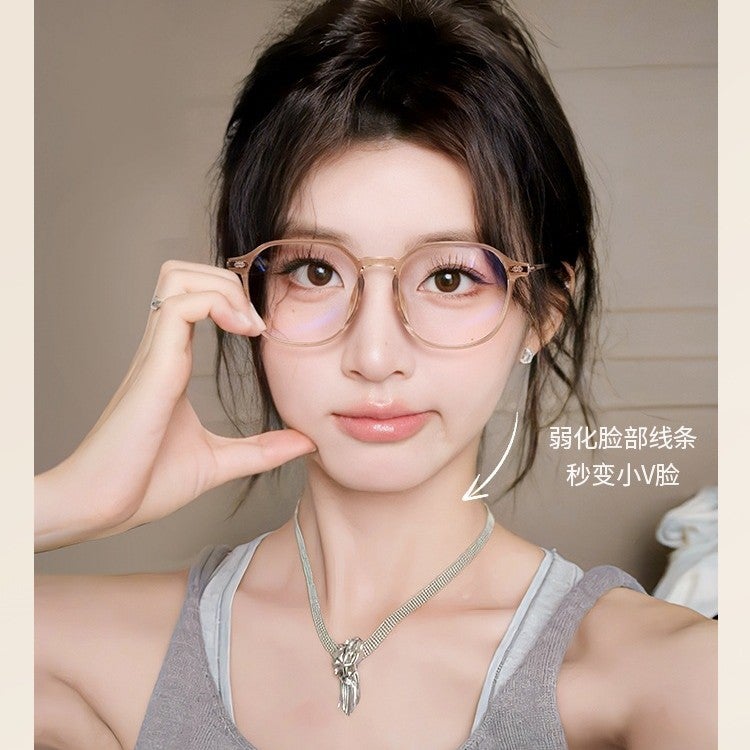 Anti-Blue Light Presbyopia Photochromic Mirror Cross-Border Far and Near Dual-Use Multi-Focus Presbyopia Large Frame Fashionable Presbyopia Glasses - Image 4