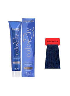 ENERCOS Enercos Professional Coloray Ammonia-Free Permanent Hair Color – Rich Blue Black, 100ml for Vibrant, Long-Lasting Shine and Silky Smooth Finish  - Image 2