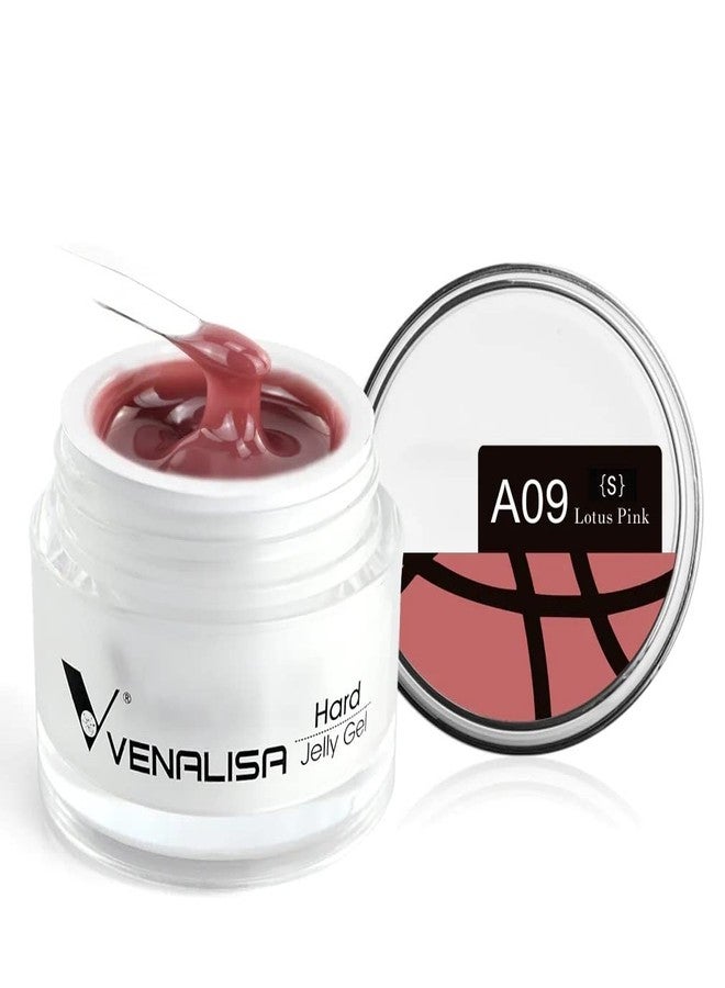 VENALISA Lotus Pink Color Builder Gel for Nails Extension-15ml Hard Jelly Gel Strengthen Nail Extension French Nail DIY design (A09) - Image 1
