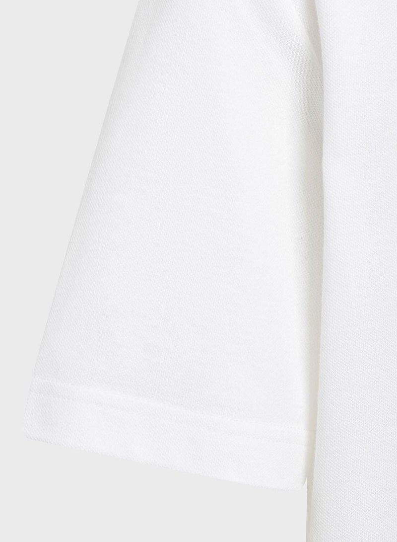 اديداس تيشيرت تدريب أبيض بشعار يو في للأعمار - سنوات - Image 4