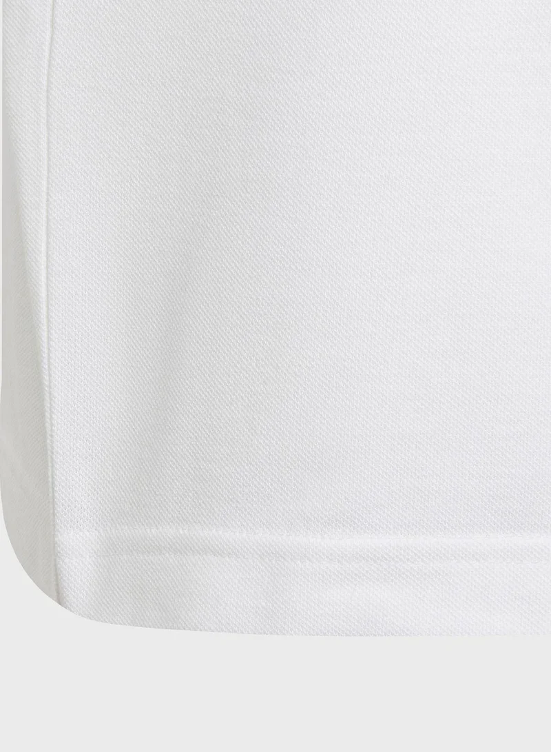 Adidas U Fi Logo T White Training T-Shirts 7-8Y