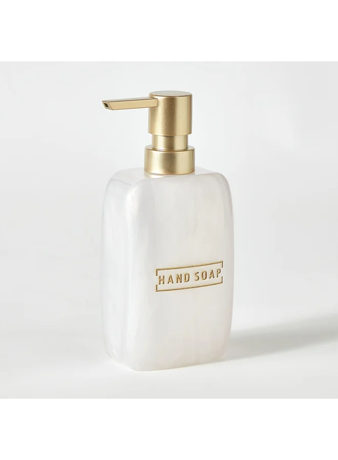 Home Box Orion Polyresin Soap Dispenser 7.8 x 18.3 x 6 cm