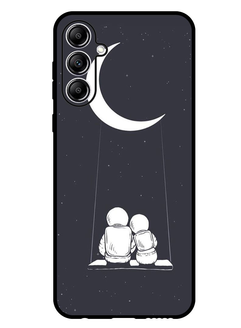 Theodor Protective Case Anti Scratch Shock Proof Bumper Cover For Samsung Galaxy M15 Two Astronauts - Image 1