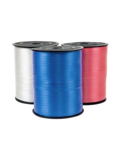 1500-Yard Patriotic Curling Ribbon, Red White Blue Crimped Curling Ribbon 3/16 X 500-Yard Ea. For Balloon Ribbon, Balloon String, Gift - pzsku/Z3E260753418E7143F2E8Z/45/_/1733729705/9dc5fe04-c433-4f77-8011-7f3d4973ba12