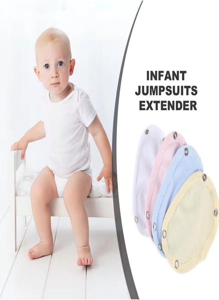 Generic - Extend Baby Clothes with Ease Using the Romper Extender (6 Pieces) – Assorted Colors - Image 1