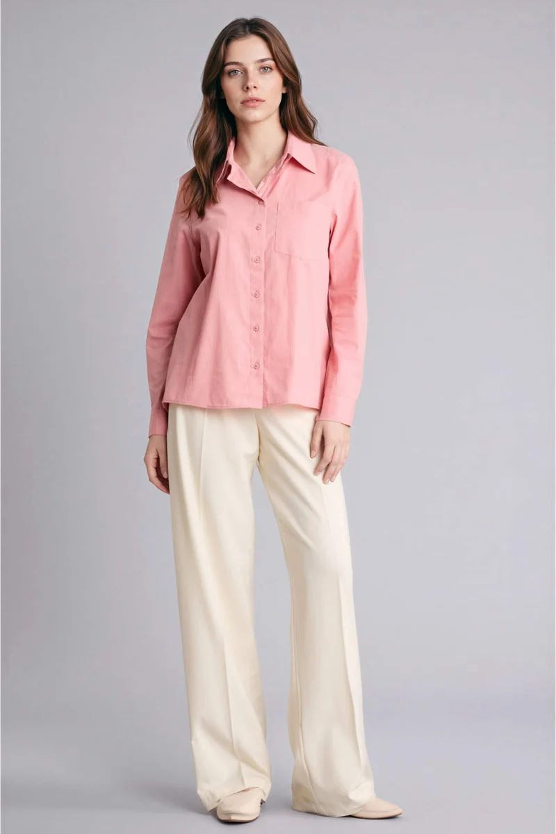 ديفاكتو 100% Cotton Basic Shirt