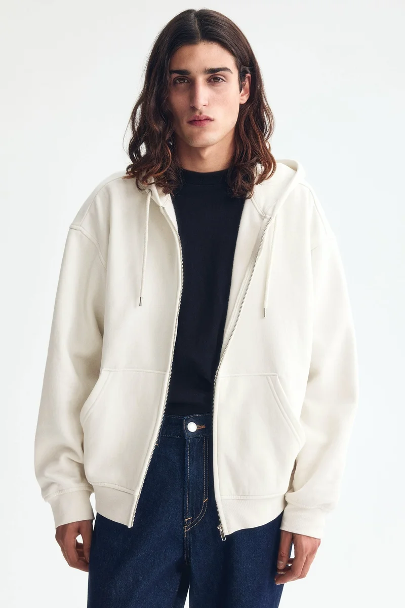 H&M Loose Fit Zip-through hoodie