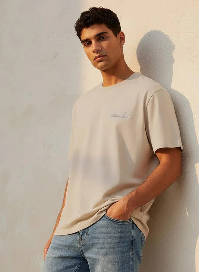 Lee Cooper Lee Cooper Men Regular Fit Crew Neck Short Sleeve Logo Print T-shirt