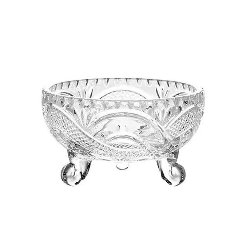 HOMEAWARE Elegant 7Piece Glass Ice Cream Bowl Set 6 Small Bowls with Large Serving Bowl Ideal for Desserts Snacks Festive Gatherings Premium Glassware for Home Kitchen - Image 1