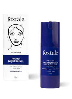foxtale Foxtale 0.15% Beginner Friendly Retinol Night Serum for Anti Aging Retinol Night Cream 30 ml  - Image 1