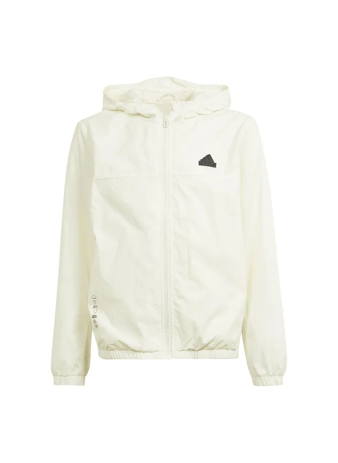 Adidas adidas J Ce Wnd Brk Beige Training Jackets 7-8Y
