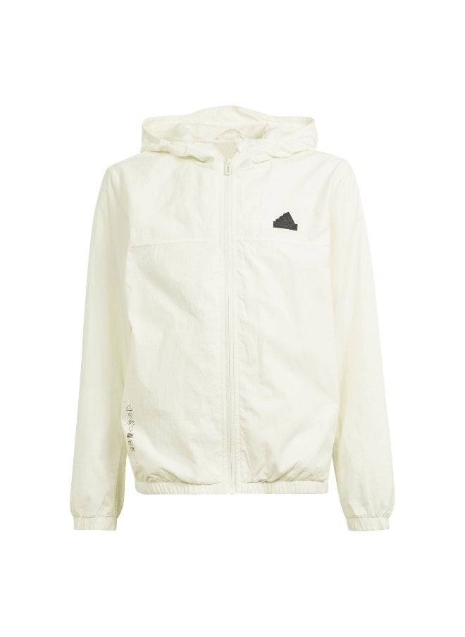 Adidas adidas J Ce Wnd Brk Beige Training Jackets 7-8Y  - Image 1