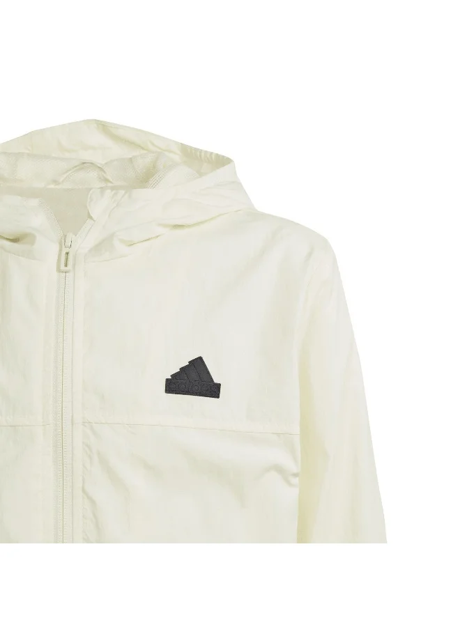 Adidas J Ce Wnd Brk Beige Training Jackets 7-8Y