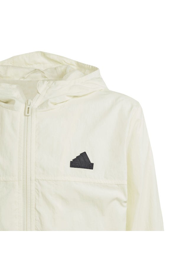 Adidas adidas J Ce Wnd Brk Beige Training Jackets 7-8Y  - Image 5