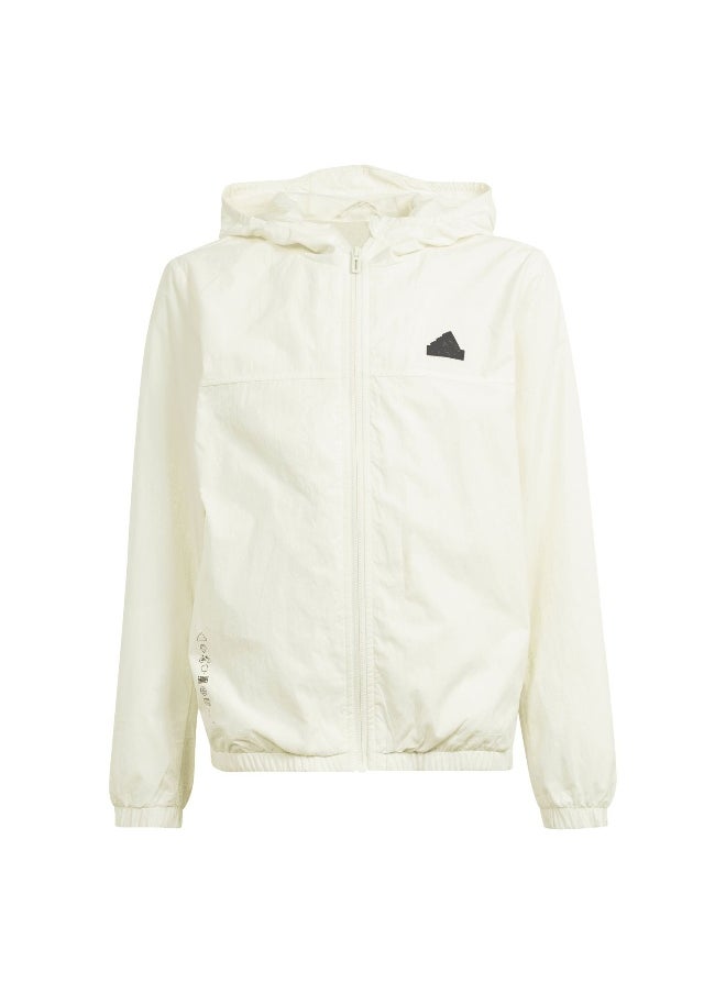 Adidas adidas J Ce Wnd Brk Beige Training Jackets 7-8Y  - Image 2