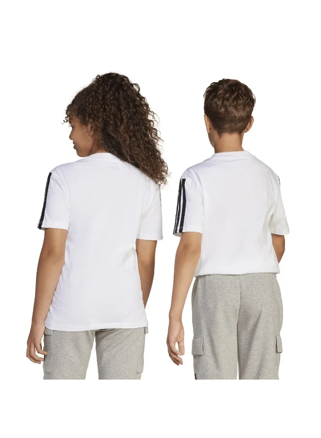 Adidas Adidas J 3S Tee 160 White T-Shirt (Short Sleeve) T-Shirts For Kids