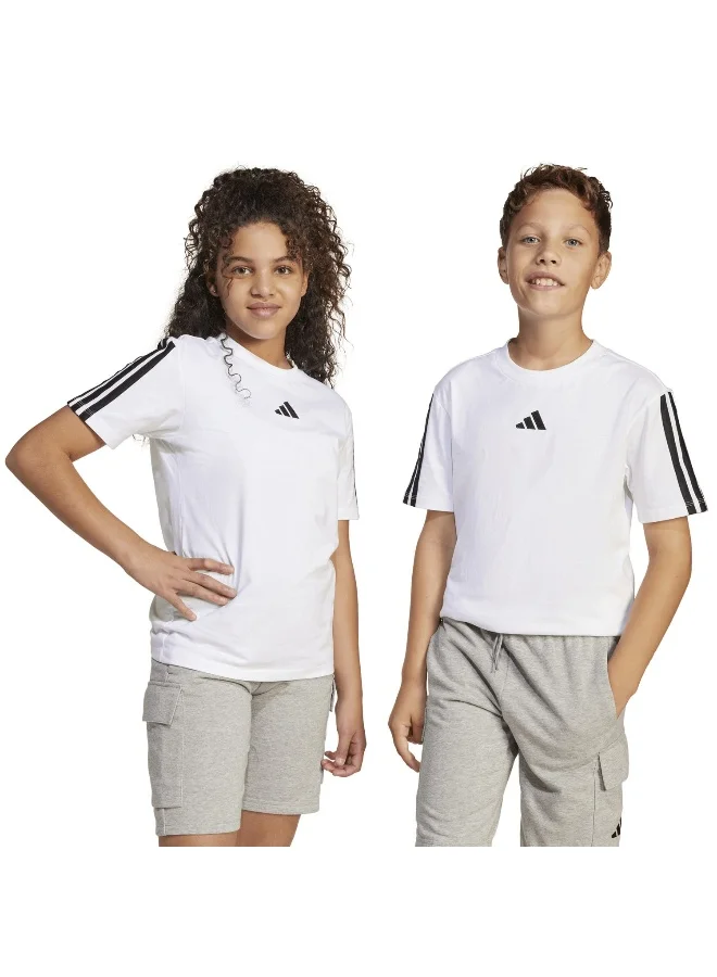 Adidas Adidas J 3S Tee 160 White T-Shirt (Short Sleeve) T-Shirts For Kids