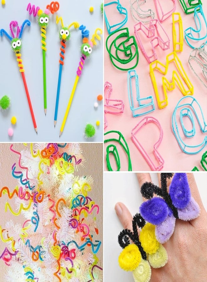 ProKart Premium Pipe Cleaners Flexible Chenille Stems for Creative DIY Art and Crafts Decorations, Crafts and Hobby, Furry Sticks for Kids Crafts and Projects (6 mm x 12 Inch, Multicolor, 150) - Image 5