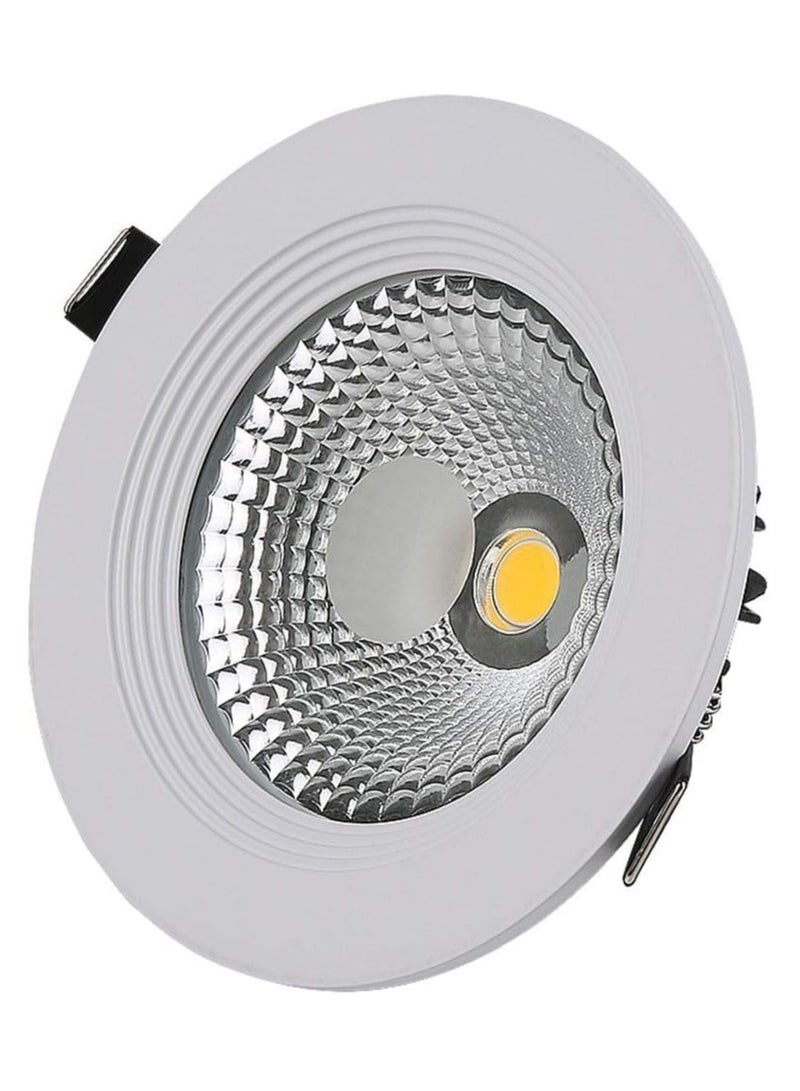 Energy Saving LED Lighting Yellow Aluminum Panel Light Long Life Integrated LED Ceiling Light Panel for Pathways and Outdoor Lights 15W, (Set of 6)  - Image 1