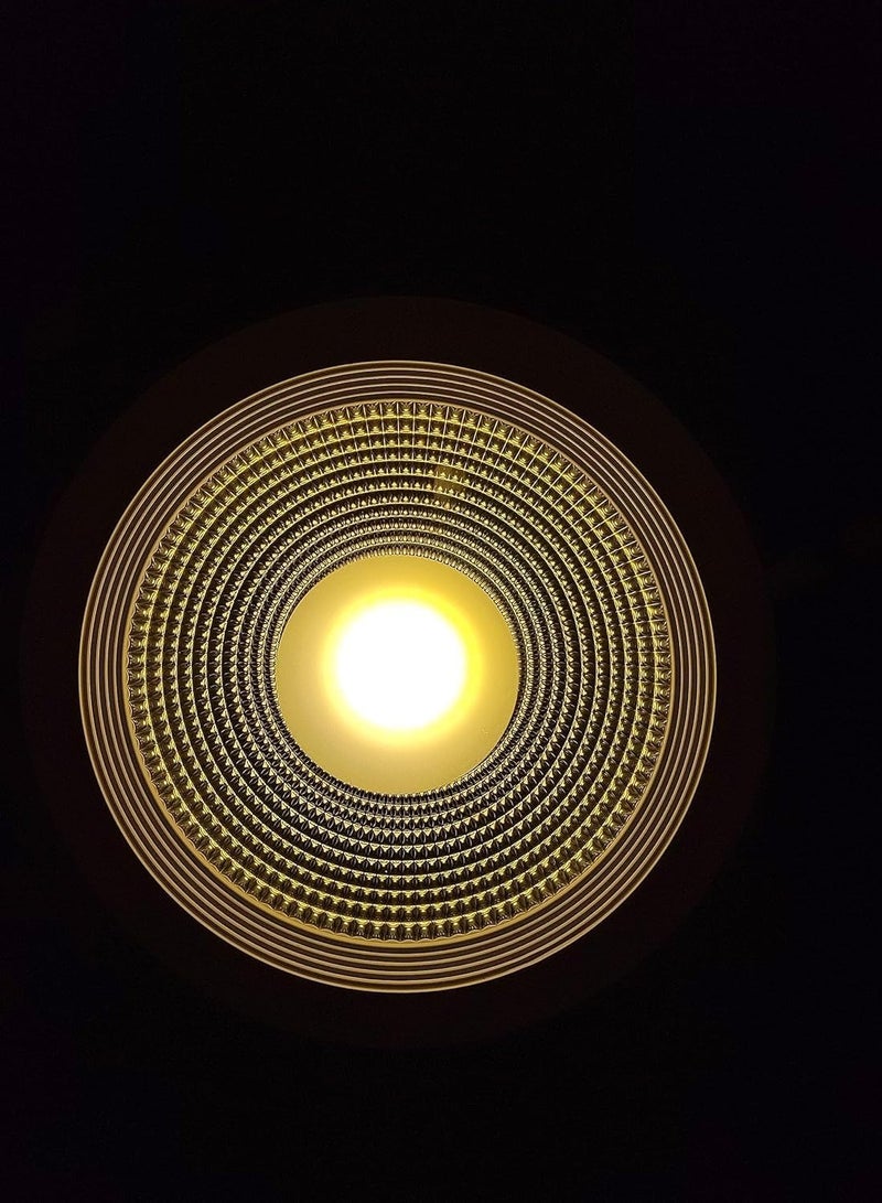Energy Saving LED Lighting Yellow Aluminum Panel Light Long Life Integrated LED Ceiling Light Panel for Pathways and Outdoor Lights 15W, (Set of 6)  - Image 4