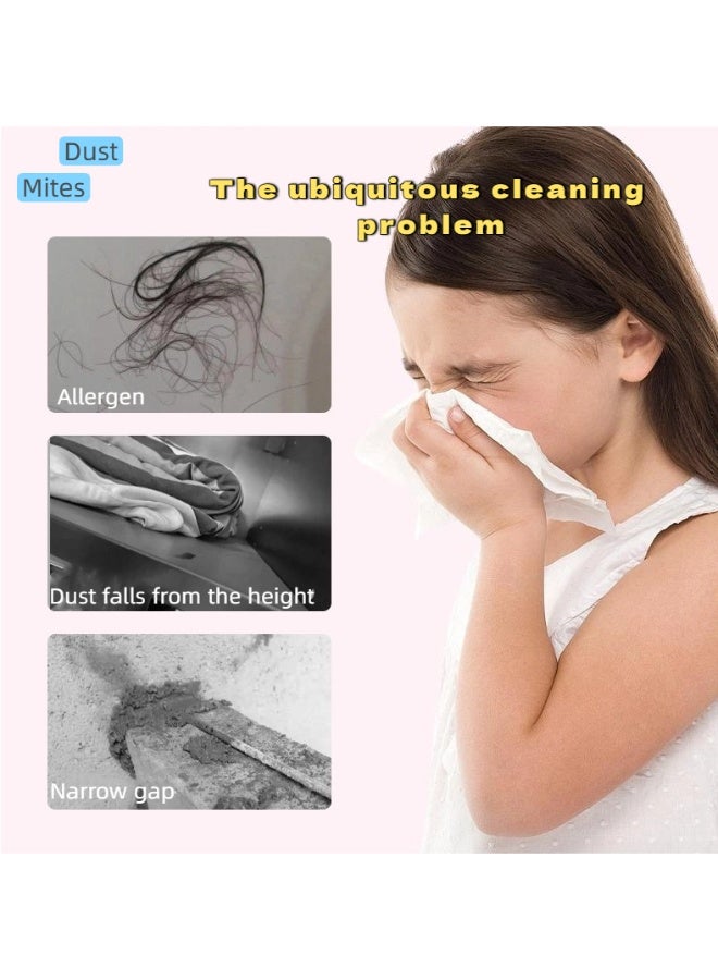 2-Piece Retractable Static Duster Set for Home - Long & Short Handle Dusters, Electrostatic Adsorption for Kitchen, Bathroom & Daily Cleaning, Lint-Free Dirt Remover - Image 4