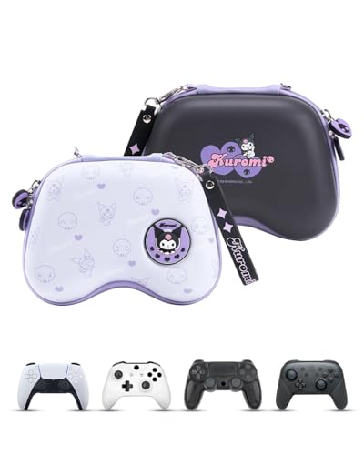 Kuitmor Controller Protection Case, Portable Travel Carrying Bag Hard Shell Storage Case fits PS4, PS5, NS Pro, Xbox with Internal Pocket for Data Cables and Accessories - Image 1