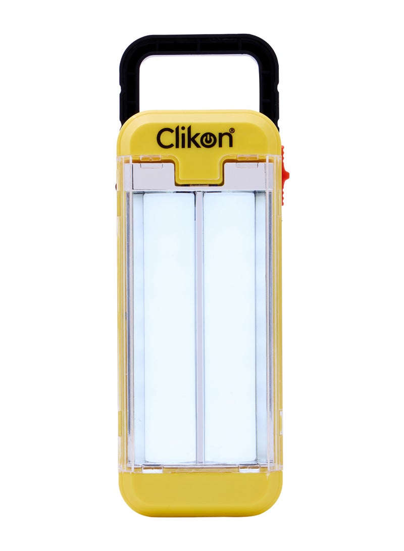 Clikon فانوس LED قابل لإعادة الشحن من كليكون CK2510 مع وقت تشغيل طويل من 5-6 ساعات، بطارية رصاصية الحمض و16 مصباح LED SMD قوي باللون الأبيض البارد، مثالي للمنزل، التخييم، الهواء الطلق، متعدد الألوان - Image 1