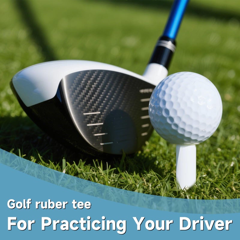 VIVIDLY Rubber Golf Tees for Mats & Driving Range & Golf Simulators - 6 Colors and 6 Sizes for Indoor Outdoor Backyard Home Office - Image 4
