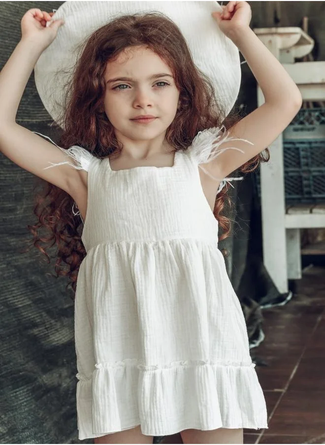 جاميكس Akali Organic Dress - Ecru