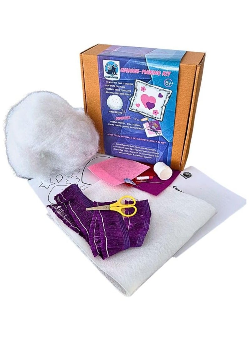 BLUE MONKEY - ​5+ STEAM BLUE MONKEY CUSHION -MAKING KIT​ - Image 1