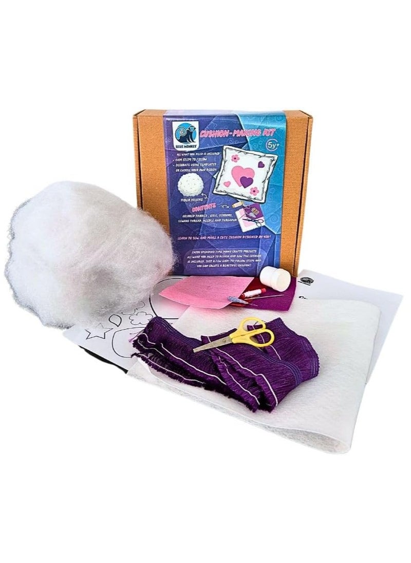 BLUE MONKEY - ​5+ STEAM BLUE MONKEY CUSHION -MAKING KIT​ - Image 1