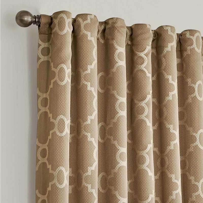 Eclipse Correll Thermalayer Blackout Window Curtain Panel Taupe 52x63 63 Inches