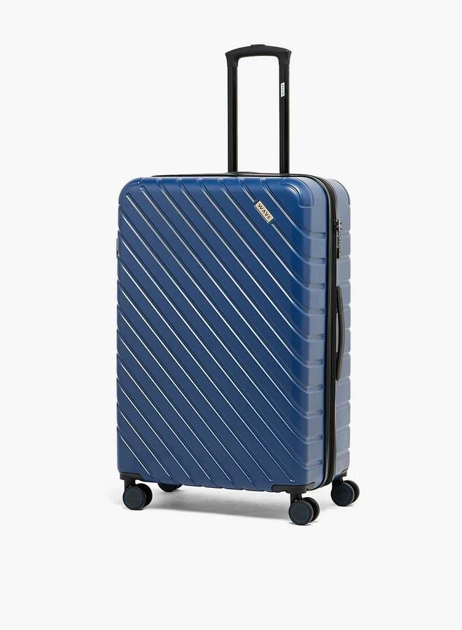 Wave Textured Hardcase Trolley Bag With Retractable Handle