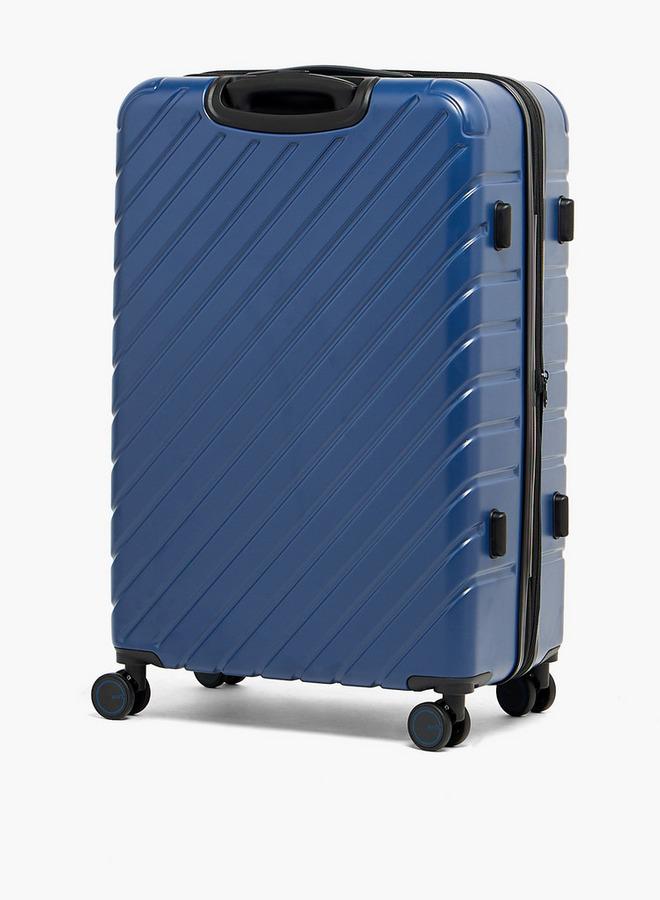 Wave Textured Hardcase Trolley Bag With Retractable Handle - Image 3