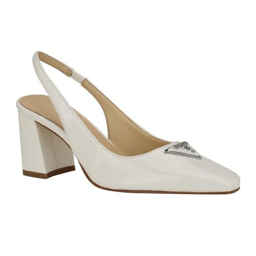 Guess Women's Valinda Pump, Ivory Patent 151, 11 - Image 1