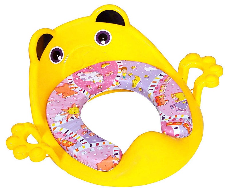 LookNSnap Cushioned Potty Seat with Easy Grip Handles and Comfortable seat (Yellow) - Image 5