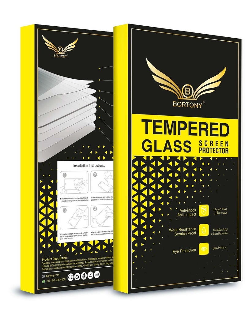 BORTONY Privacy Full Screen Tempered Glass Protector For Apple iPhone 12 Pro Black - Image 4